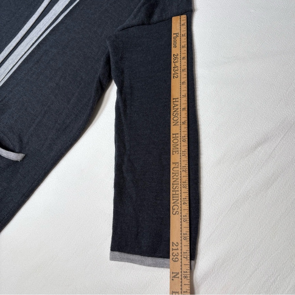 Eileen Fisher merino wool cardigan long duster versatile sustainable womens sz M - Picture 12 of 12